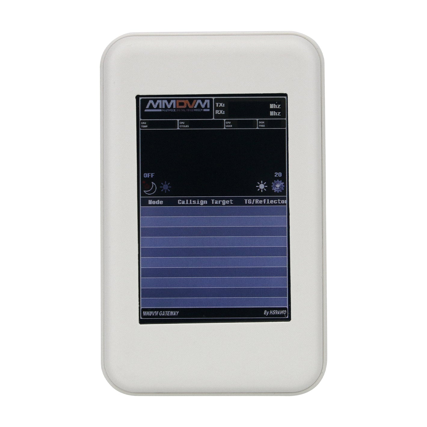 HamGeek UHF VHF Duplex MMDVM Hotspot w/ 3.5" Screen 3000mAh Battery NanoPi Duo2 Shell for Pi-Star/C4FM/DMR/DSTAR P25