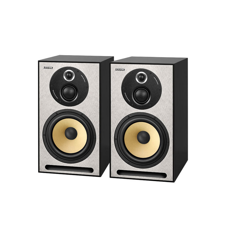 2PCS UOTANG T802 150W HiFi Passive Bookshelf Speakers 8-Inch 3-Way Home High Fidelity Speakers