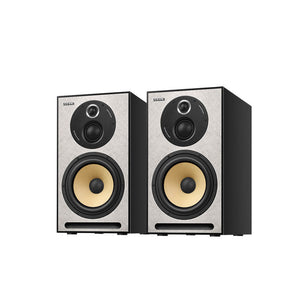 2PCS UOTANG T802 150W HiFi Passive Bookshelf Speakers 8-Inch 3-Way Home High Fidelity Speakers