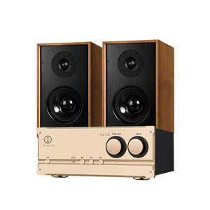 2PCS UOTANG T602 150W Passive Bookshelf Speakers 2-Way Carbon Fiber Speakers with Birch Plywood Enclosure
