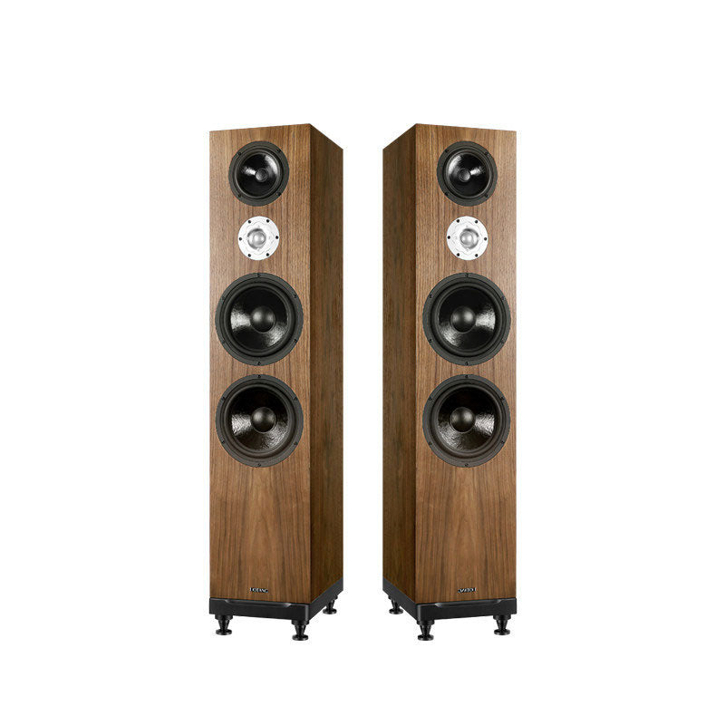 2PCS UOTANG T718 250W HiFi Passive Floor Standing Speakers 8-Inch 3-Way Full Range Loudspeakers