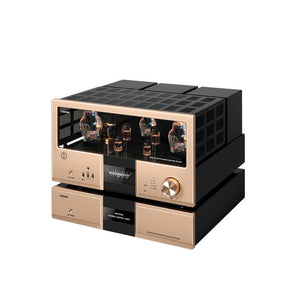 UOTANG MK9700 24Wx2 Vacuum Tube Integrated Amplifier Hifi Single-Ended Class A Tube Amp with 300B Pushing 845