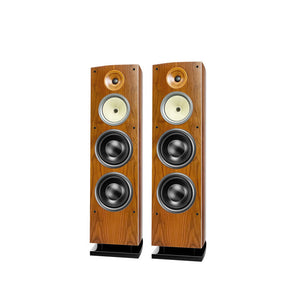 2PCS UOTANG T518 8-Inch Passive Floor-Standing Speakers High-End Solid Wood 3-Way Speakers