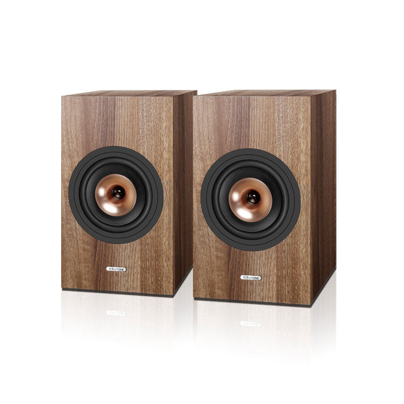 2PCS UOTANG T601 Coaxial Speakers 6.5-Inch Passive 2-Way Bookshelf Speakers HiFi Audio Speakers