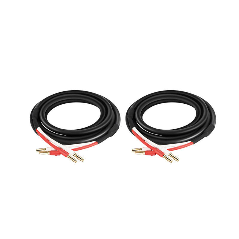 2PCS UOTANG Y03 2m/3m HiFi Audiophile Speaker Cables with Banana Plugs for Tube Amp Power Amp Speaker