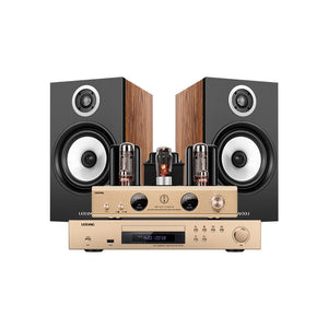 UOTANG D538 Set (2PCS T118Pro 6.5-Inch Bookshelf Speakers + MK8500 12Wx2 Tube Amp + MT908 DAC or MT901 CD Player)