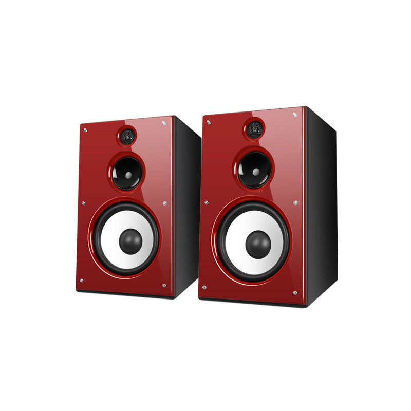 2PCS UOTANG T318 Passive Bookshelf Speakers HiFi 3-Way 8-Inch Professional Home Loudspeakers
