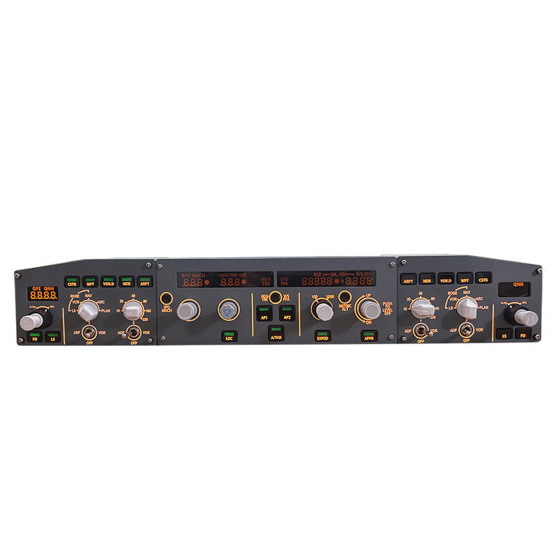 WeFly A320 FCU&EFIS Set Flight Control Unit with Captain-side+First Officer-side EFIS Control Panel for Flight Game Simulator