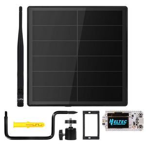 D5L-H1 Series Meshtastic Solar Node 5W Solar Panel Heltec ESP32 V3 LoRa Communication IP66 Waterproof