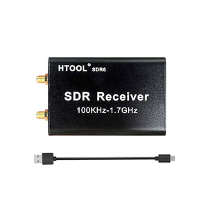 Full Band RTL-SDR 100kHz-1.7GHz RTL2832U+R820T Software Defined Radio Receiver 1PPM TCXO + Optional UV Antenna