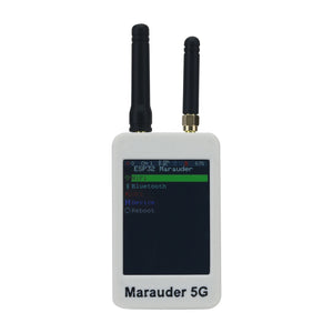 Portable V8 2.4G&5G Dual Band WiFi ESP32 Marauder Development Board GPS Positioning with 2.8-inch Screen