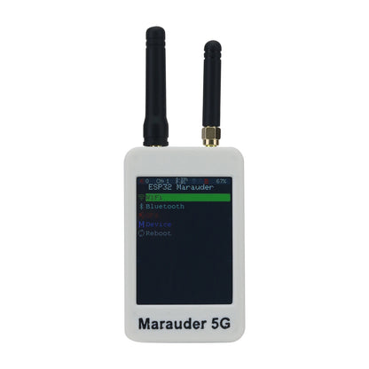 Portable V8 2.4G&5G Dual Band WiFi ESP32 Marauder Development Board GPS Positioning with 2.8-inch Screen