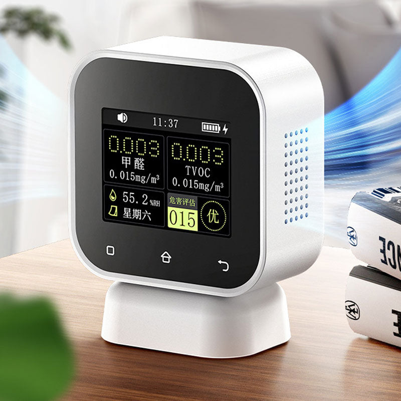 FNIRSI SFD-02 High Precision Indoor Air Quality Monitor Formaldehyde/TVOC/Temperature/Humidity Detector
