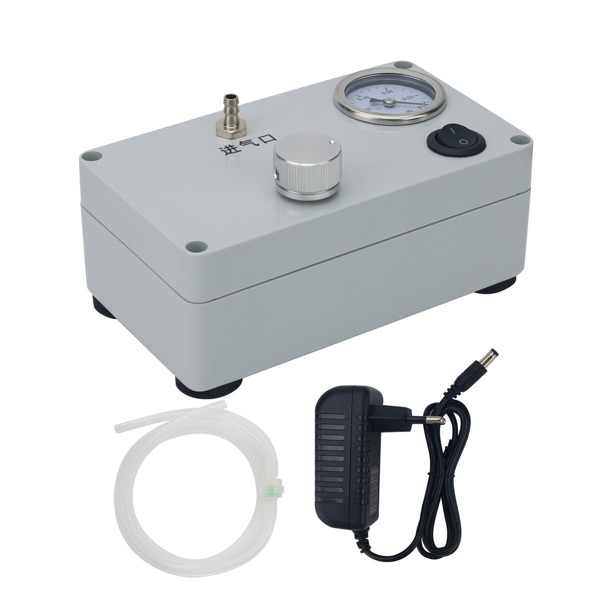 Desktop Vacuum Pump Laboratory Instrument Extraction Pump with Vacuum Gauge for Lab Defoaming/Filtration