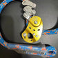 Golden Rope Grab 150KG Load High-altitude Operation Protection Auxiliary Device with Blue Rope