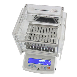 MDJ-3000E 0.01-3000g Large Capacity Density Tester High Precision Solid Densimeter RS232 Automatic Weight Calibration