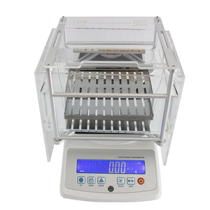 MDJ-3000E 0.01-3000g Large Capacity Density Tester High Precision Solid Densimeter RS232 Automatic Weight Calibration