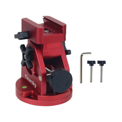 ClearSky Black Stable Latitude Adjustment Base 40KG High Load Capacity for Astronomical Equatorial Mount