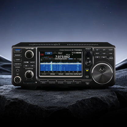 Original IC-7300MK2 HF/50MHz Shortwave Radio Transceiver Built-in CW Decoder with 4.3-Inch IPS Touch LCD for ICOM