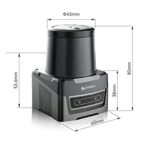SIMINICS PAVO2E-15H POE Professional 2D Laser Radar 0.1-15M Detection Single Line TOF LiDAR IP67 Waterproof