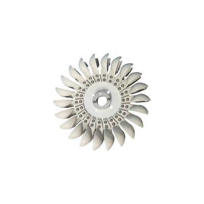 High Efficiency Pelton Wheel Impeller 250X56 25MM 50-3000RPM Impeller for 1-5KW Permanent Magnet Generator
