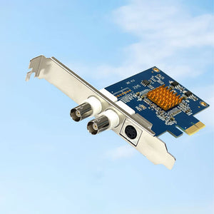 Thanksbuyer SV2000E Standard Definition PCIE Video Acquisition Card with 3m/2m Cable Support for Directshow Development