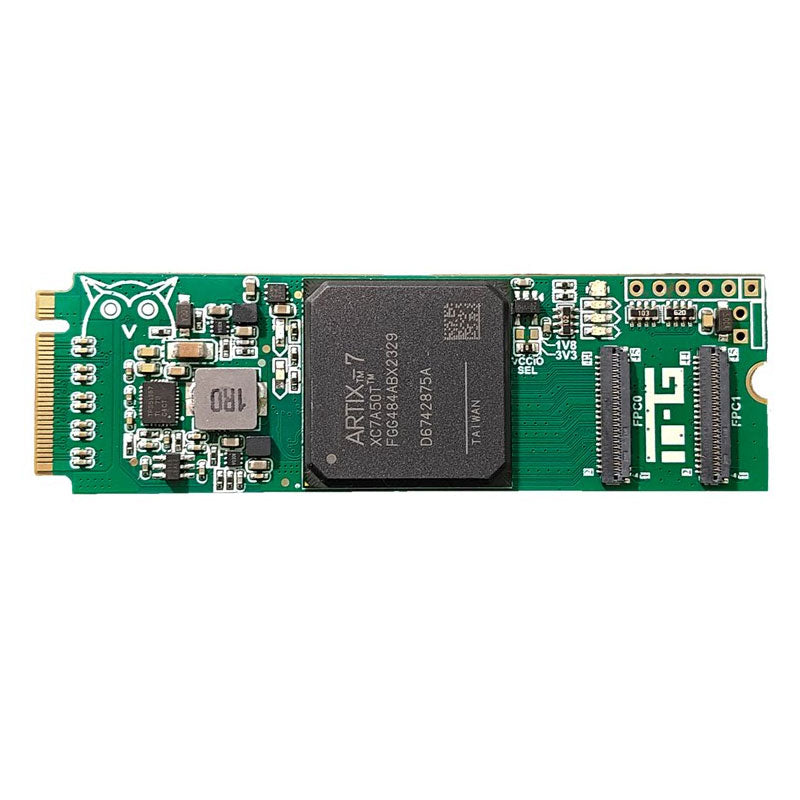Thanksbuyer Artix-7 FPGA M.2 PCIe IO Development Board with 128MB Flash and 50MHz Crystal Oscillator