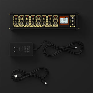EleksMaker NK6PRO 35W USB Switch Hub 8-Channel USB Expansion Hub with 1.54-inch Color IPS Screen