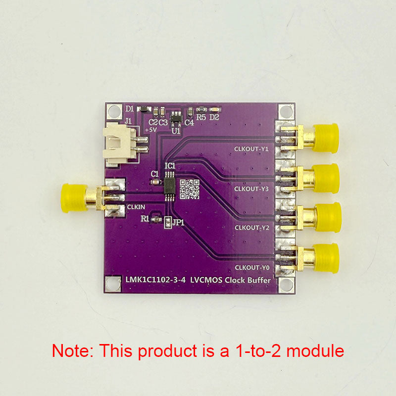 Clock Buffer 1-IN 2 to 8 OUT 200MHz Low Phase Delay Crystal Oscillator Active Power Splitter