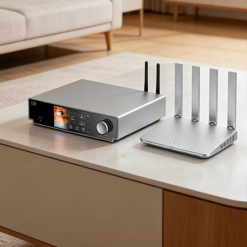 SHANLING Black SM90 Streamer HD Digital Player Dual AK4493S DAC with 4.96-Inch Touch Screen (4G RAM + 64G ROM)