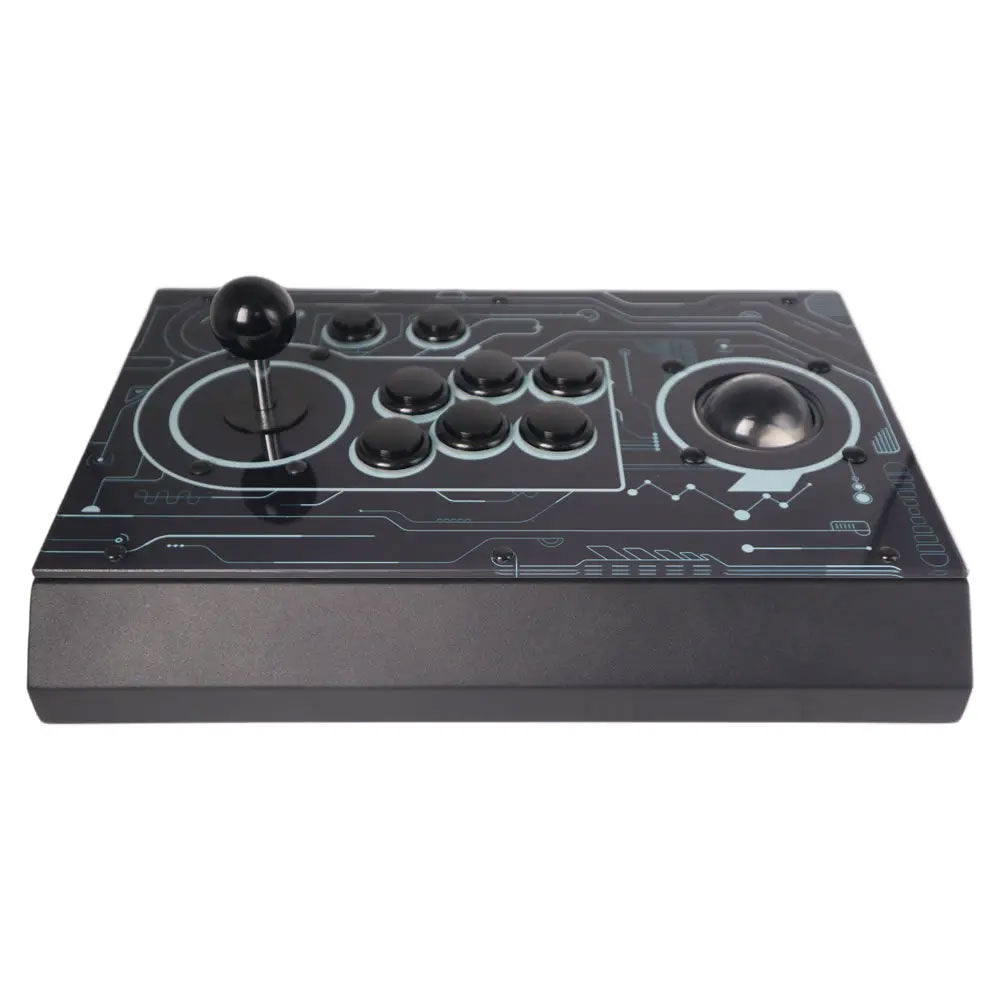 FightBox R10 Retro Game Controller Keyboard Fighting Joystick LED Trackball for Arcade Fight Stick