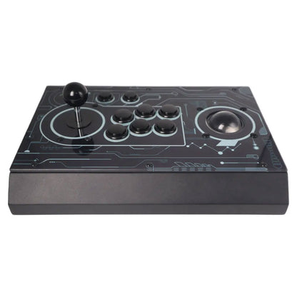 FightBox R10 Retro Game Controller Keyboard Fighting Joystick LED Trackball for Arcade Fight Stick