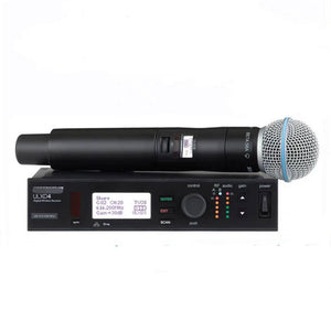 ULXD4/BETA58A Digital Wireless Receiver with Handheld Microphone for Professional Stage Performance