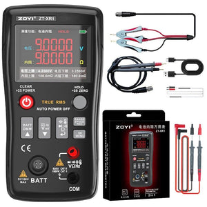ZOYI ZT-XR1 2-IN-1 Lithium Battery Internal Resistance Tester 25000 Counts Digital Multimeter + Optional Probe