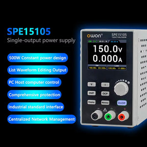 OWON SPE Series Portable Programmable DC Power Supply High Voltage Output Single Channel Switch Power Supply