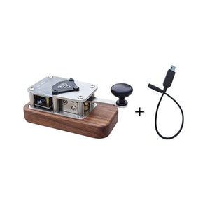 HamGeek C5 CW Key Morse Key Manual/Automatic Double-Paddle Magnetic CW Key Telegram Trainer