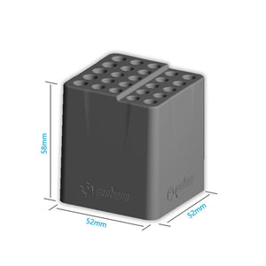 GEEBOON ST25 Silicone Multi-purpose Tool Storage Stand 25-Position Soldering Iron Tips/Screwdriver Holder