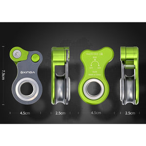XINDA H-Series Aluminum Alloy Rope Grab Pulley Self-Locking Pulley for 10-12mm Rope