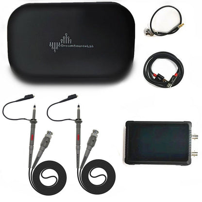 DreamSourceLab DS4T252 Kit (50M/200MSa/s/2Mpts) Portable Handheld Mini Dual Channel Oscilloscope with 4.3-Inch IPS Touch Screen