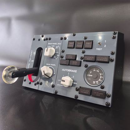 Simplayer Desktop MIP Simulator (No Screen) with Automatic Braking System Flight Game Simulator Support for PMDG737/ZIBO737