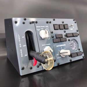 Simplayer Desktop MIP Simulator (No Screen) with Automatic Braking System Flight Game Simulator Support for PMDG737/ZIBO737