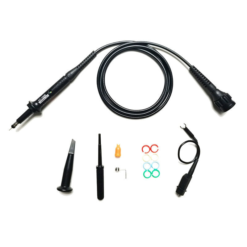 Hantek 100-500MHz 300V/600V Oscilloscope Current High Voltage Probe 1X:10X Attenuation Probe with BNC Interface