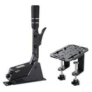 PXN SF-SMG Multifunctional Drawbar USB Sequential Shifter Adjustable Damper for Racing Game Simulators with Desktop Fixture