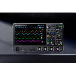 FNIRSI DPOF1204 High Refresh Fluorescence Desktop Digital Oscilloscope 4-Channel 200MHz 1GSa/s 14Mpts Oscilloscope