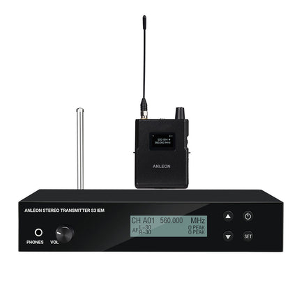 ANLEON S3D 560-928MHz Digital Wireless In-Ear Monitor System Stereo IEM for Live Performances