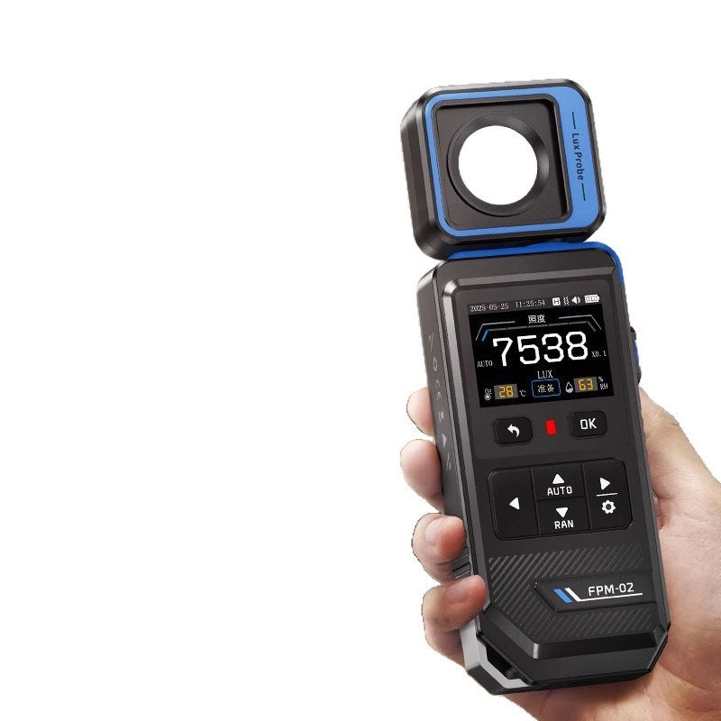 FNIRSI FPM-02 99990Lux High Precision Illuminance Meter Professional Illuminometer 180-Degree Rotatable Probe