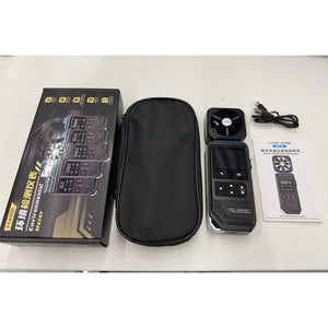 FNIRSI FAM-02 Professional Wind Speed Measurement High Precision Handheld Anemometer Temperature/Humidity Display