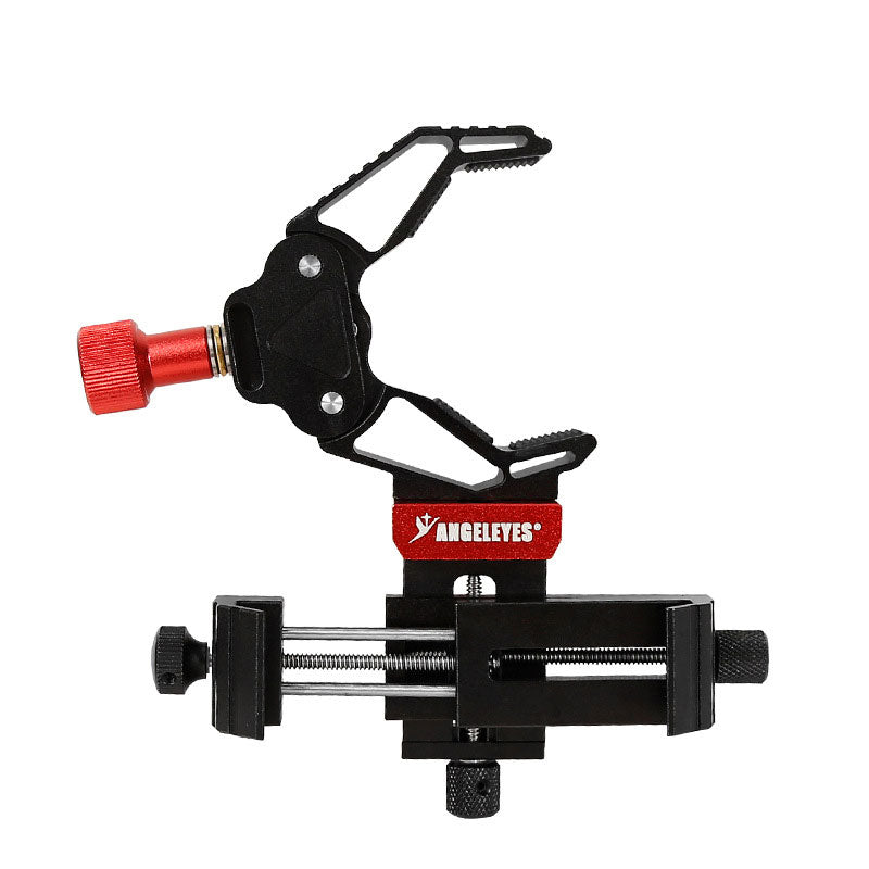 ANGELEYES TM-3 3-Axis Aluminum Alloy Cellphone Holder Astronomical Telescope Mobile Phone Clamp for 20-60MM Eyepiece