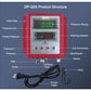 DP-Q05/DP-Q06 65W Fully Automatic Tire Inflator 100PSI Optional Inflation Tube Hook for Gas Station/Car Wash/Auto Repair Shop/4S Shop