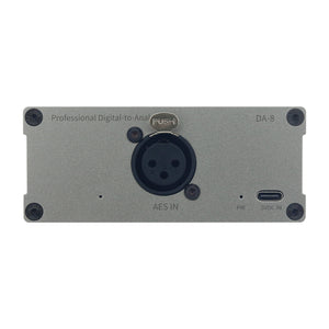 16-24Bit 32k-192kHz AES Digital to Fully Balanced Analog Audio Converter DAC Automatic Recognition of Sampling Rate